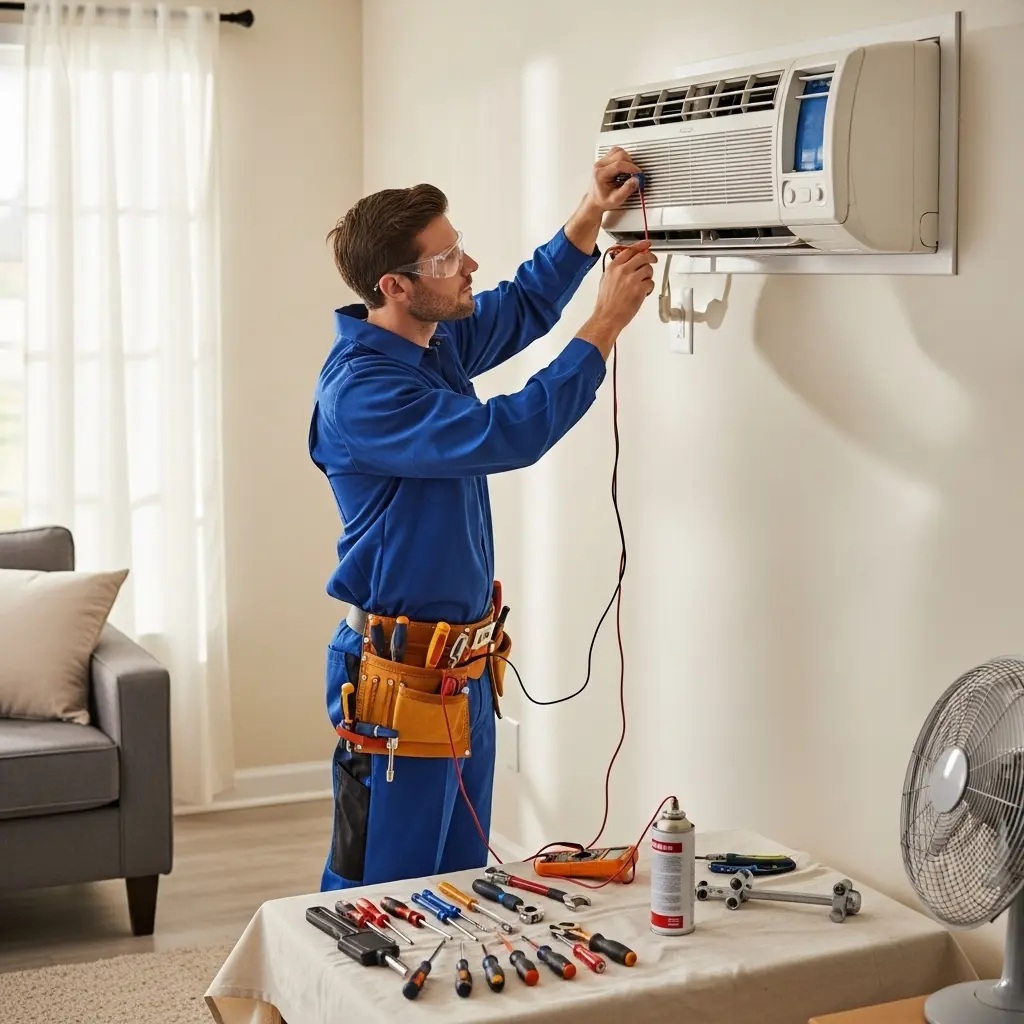 Demirci Daikin Daikin klima gaz dolumu ve bakım – Enerji verimliliği artırıldı. - Teknik servis örneği